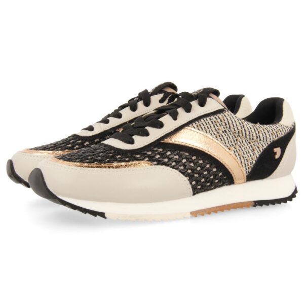 SNEAKERS BICOLORES CON MIX DE TEXTURAS PARA MUJER WAVERLY