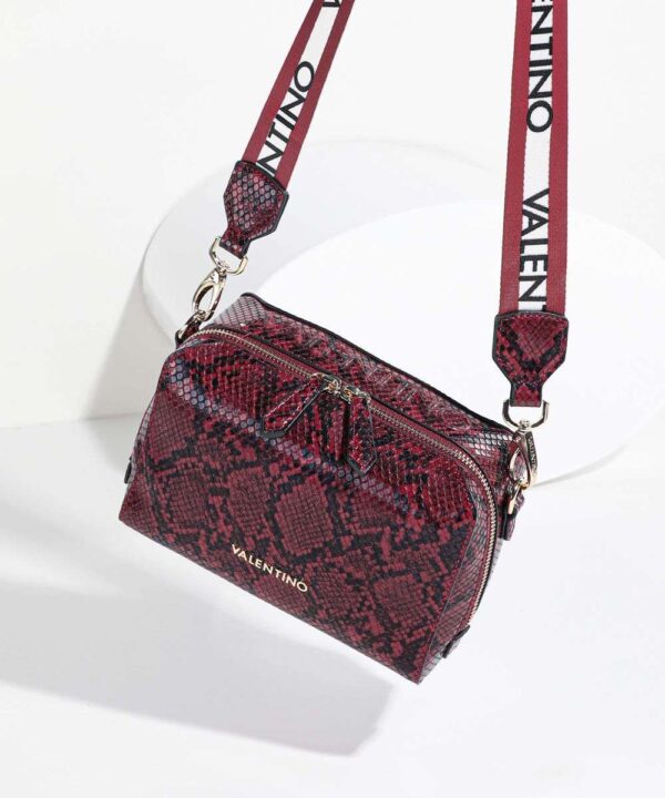 Valentino Bags Pattie Bandolera sintética rojo/negro